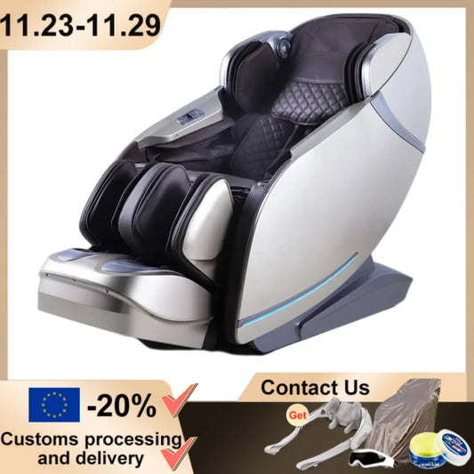 10 Years Warranty Luxury Smart Full-Body Zero-Gravity Shiatsu Massage Chair Airbag Surround Bluetooth Audio Sofa Advanced