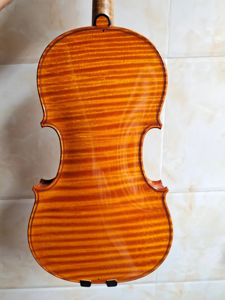 100% hand painted ! A Great Stradivari Style 4/4 Violin! Master Tone! free case bow rosin violino accessories