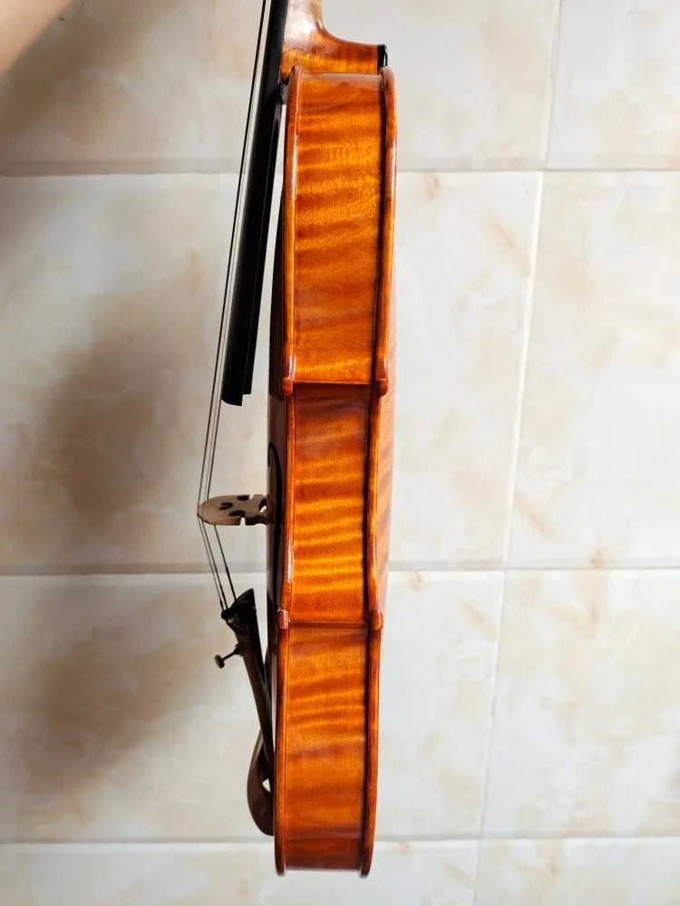 100% hand painted ! A Great Stradivari Style 4/4 Violin! Master Tone! free case bow rosin violino accessories