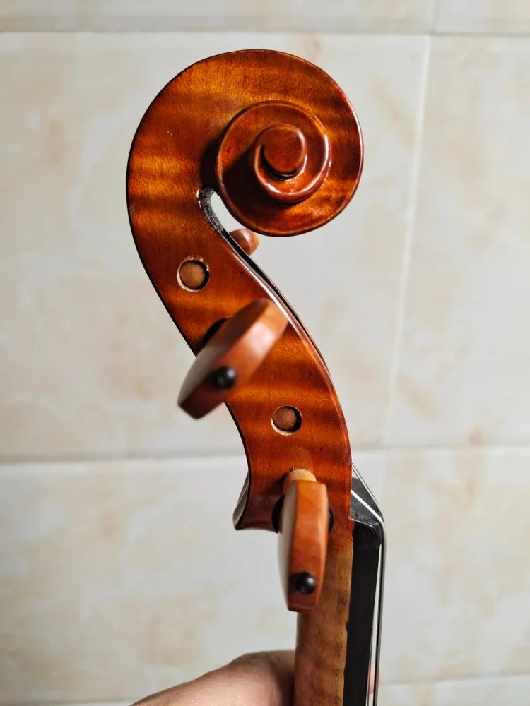 100% hand painted ! A Great Stradivari Style 4/4 Violin! Master Tone! free case bow rosin violino accessories