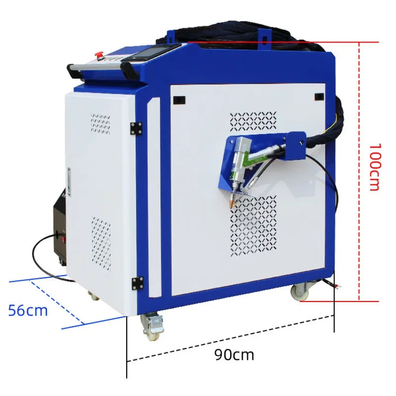 1000/1500/2000W Fiber Laser Hand Held Welding Machine Laser Weld Steel Equipment Precision Portable Machinery Laser Welding Gun