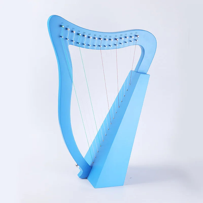 15 19 Strings Chromatic Lyre Portable Small Harp Wooden Lyres Piano with Accessories Beginner Stringed Instruments Nice Gifts