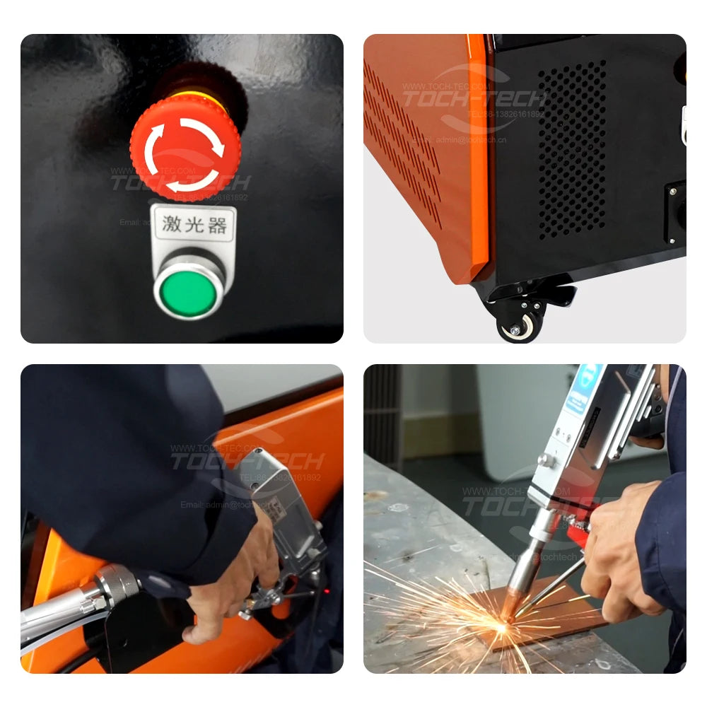 1500W Air Cooling Cooled Small Handheld Hand Held Fiber Laser Welding Machine Equipment Portable Mini Laser Welder for Metals