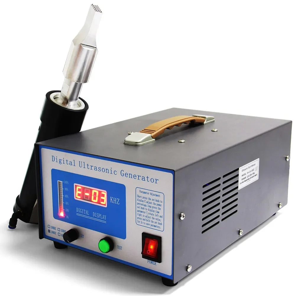 1500W Ultrasonic Plastic Welding Machine Plastic Spot Welder  Ultrasonic Welding Equipment Mash Welder Tool Custom Welding Head