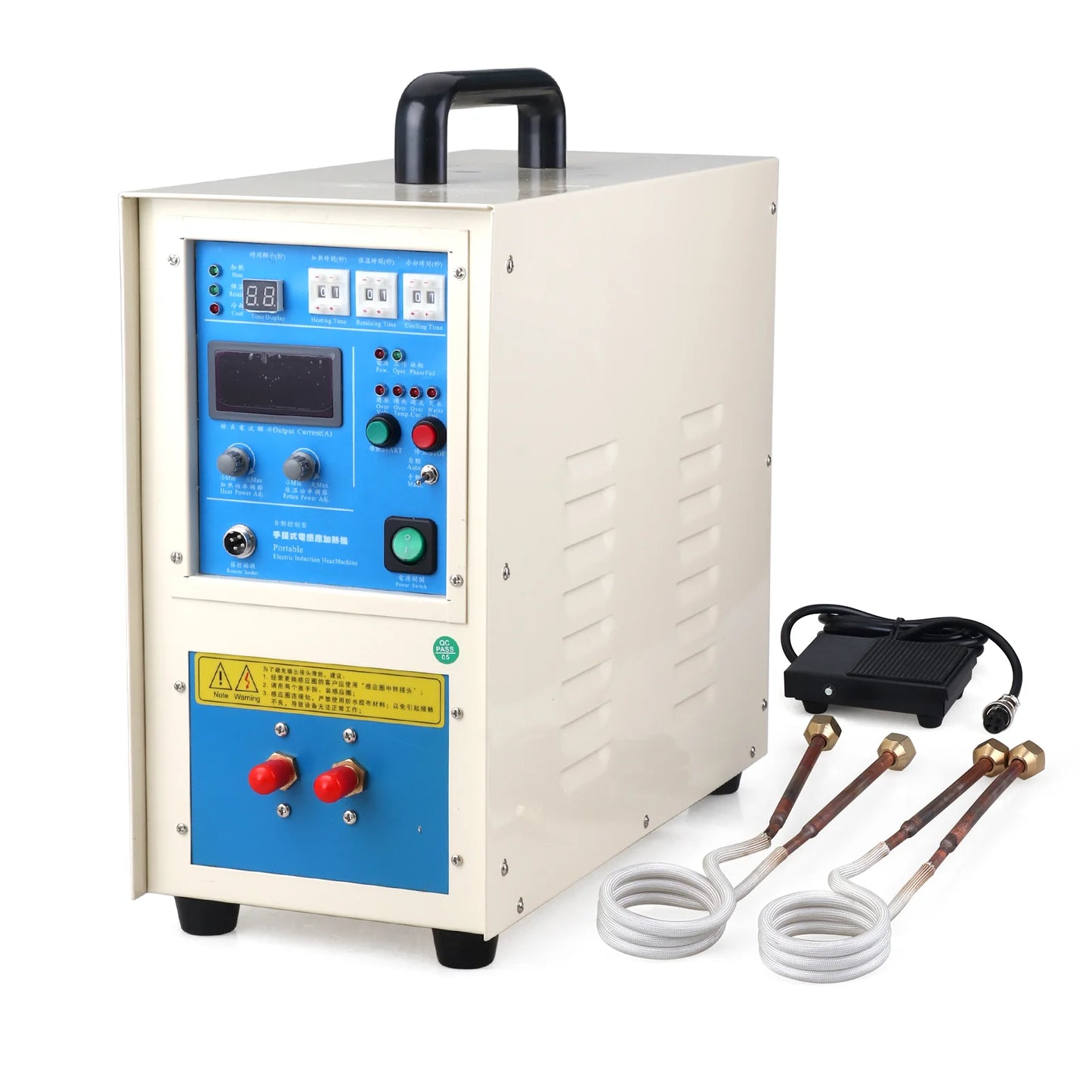 15KW 220V High-frequency induction heating machine annealing quenching  welding brazing small melting gold furn Equipment