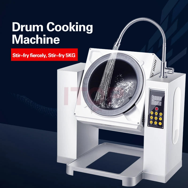 15L Automatic 4500W Big Capacity Multifunctional Cooking Machine Intelligent Cooking Robot Fried Rice Machine