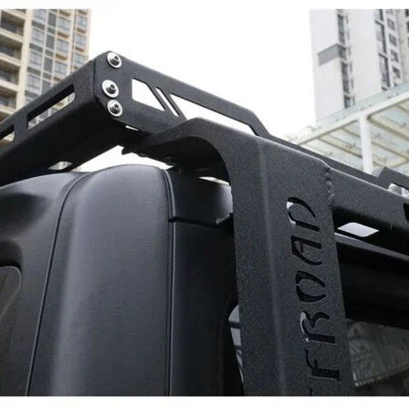 2/4 Doors Steel Roof Rack Cargo Basket with 2 Side Ladder for Jeep Wrangler JK JL 2007-2022