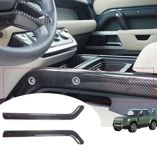 2020 20201 2022 2023 Land Rover Defender High quality carbon fiber camouflage decorative strip for central control armrest