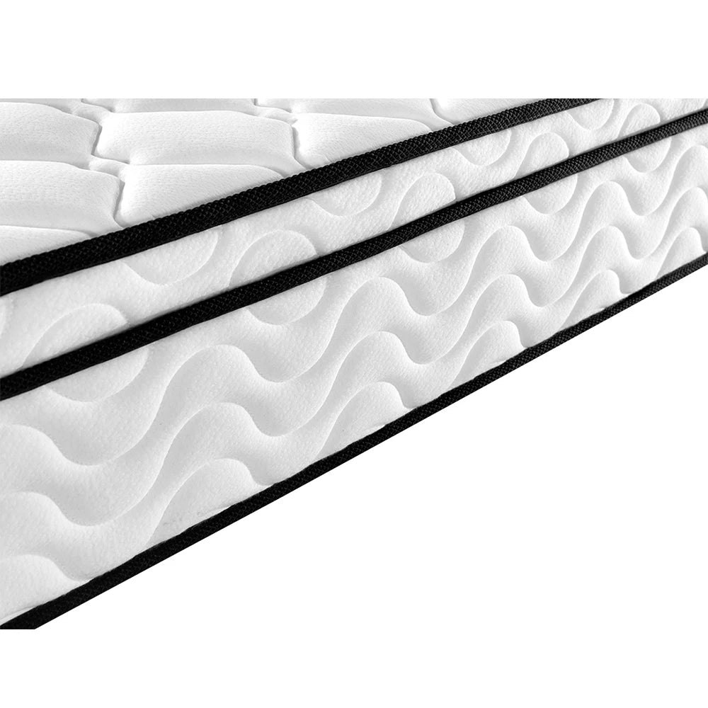 2020 HOT SALE Hybrid knitted fabric topper Pocket spring mattress gel  Memory foam Latex HD foam mattress