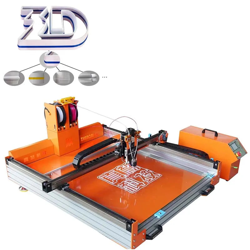 2023 industrial grade sign & letter printing machine digital 3d printer machine for advertising