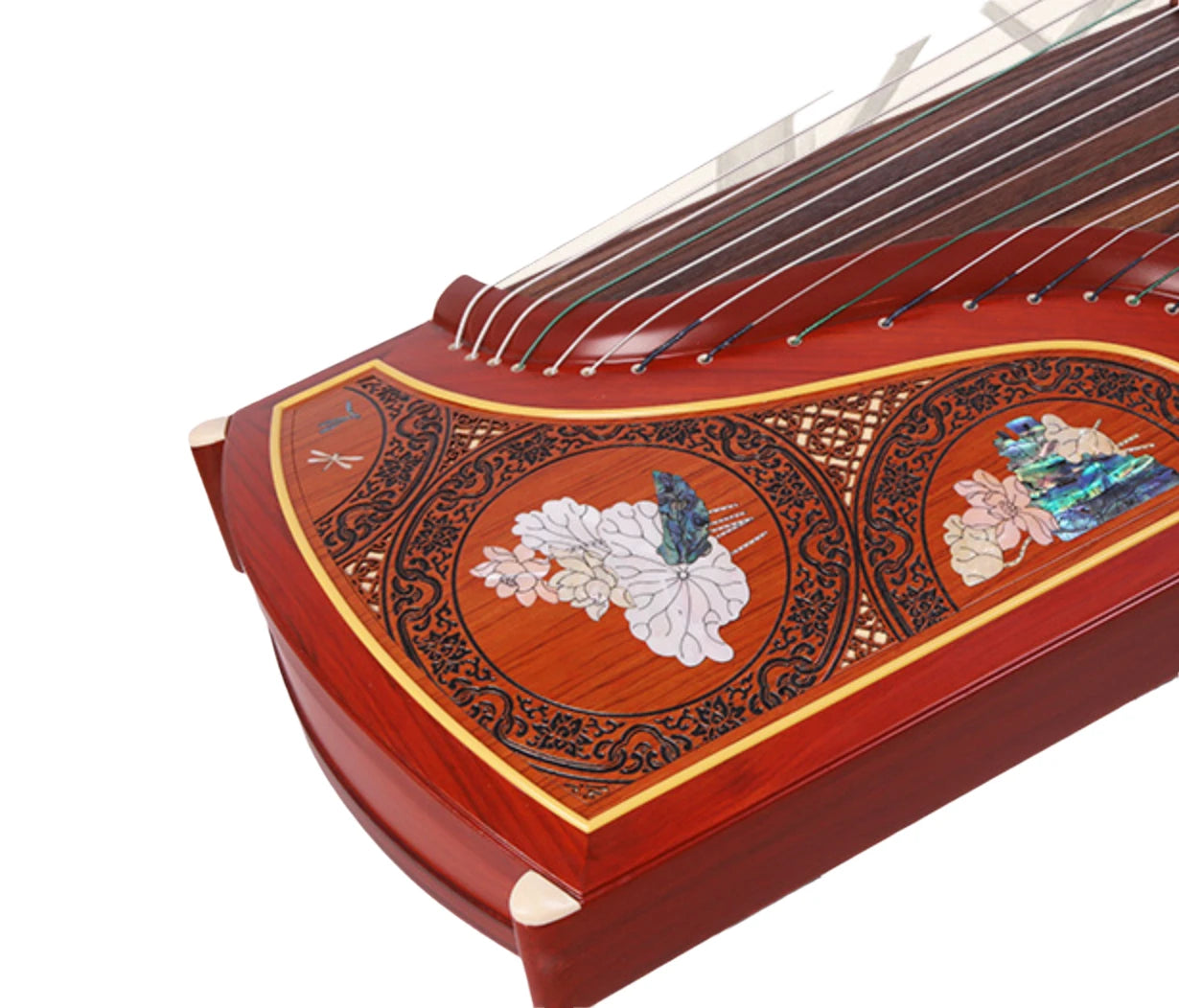 21 String Guzheng Mahogany Hibiscus