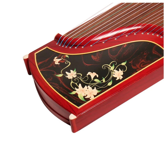 21 string guzheng painting craft Chinese musical instrument