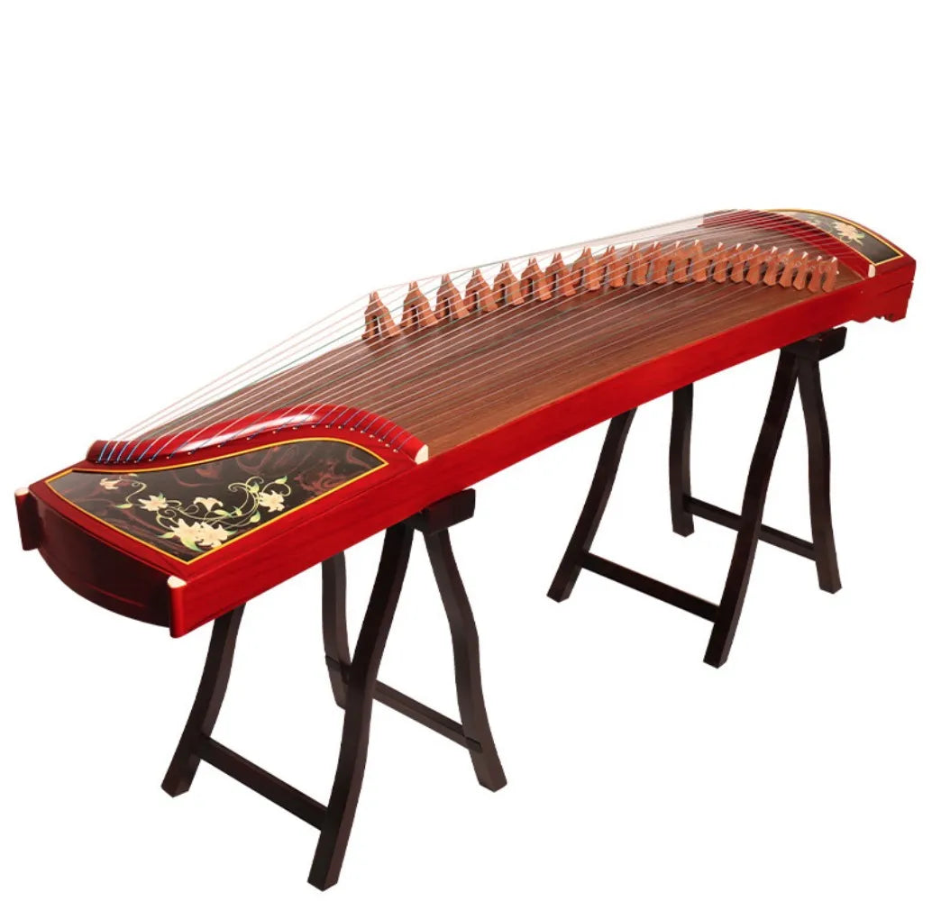 21 string guzheng painting craft Chinese musical instrument