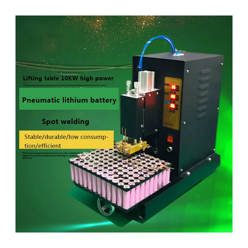 220V Large Battery Pneumatic Car Equipment 1Kw Portable Welding Machine Ac Spot Welding Machine Lithium Battery Welding Tool