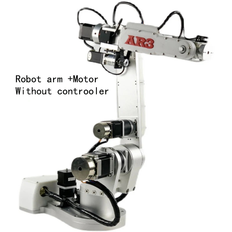 2KG Load 6-Axis Stepping Robot Arm 630mm Length Industrial Stepper Motor Mechanical Arm for Python Project Programming Robot Kit