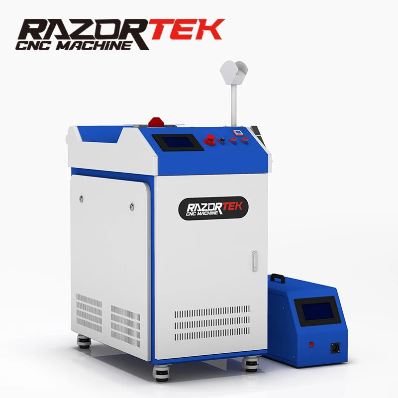 3000w 1.5kw 2024 Razortek water cooling system carbon steel equipment 2kw 4in 1 fiber laser welding machine cleaner cutter