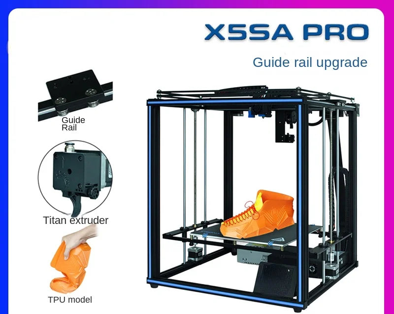 3d Printer Industrial Grade Large Size High Precision Guide Rail Diy Kit Student Household