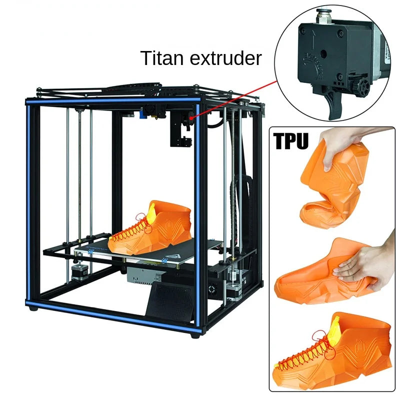 3d Printer Industrial Grade Large Size High Precision Guide Rail Diy Kit Student Household