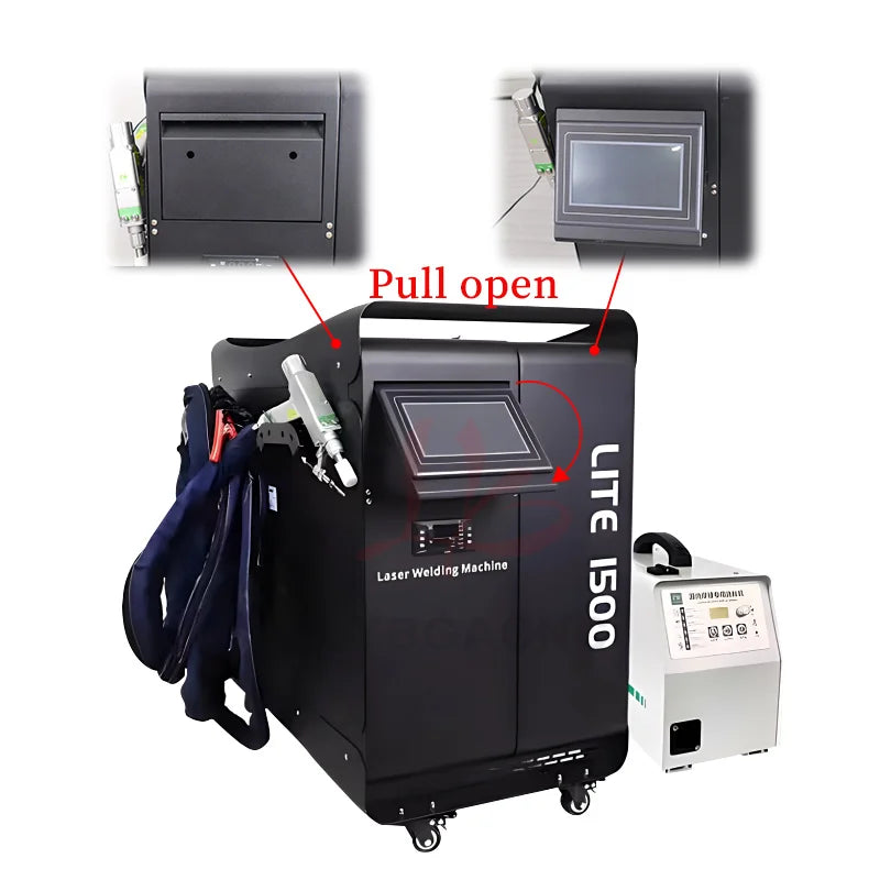 4 in 1 Handheld Fiber Laser Cleaning Welding Machine Laser Cutting Descaling Equipment 1500W 2000W 3000W Portable CNC Welder