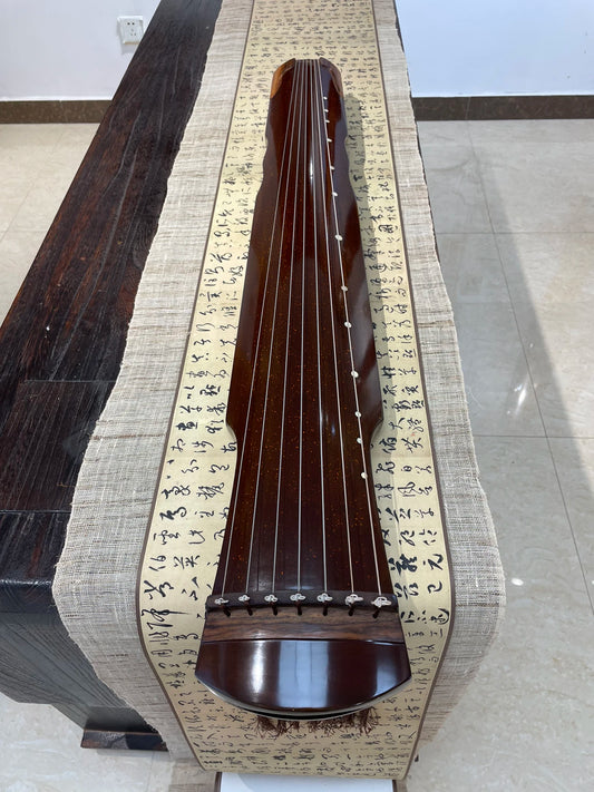 7 Strings 98CM tall mini Guqin Chinese Lyre Ancient China shorty Zither Gu Qin Musical Instruments Free Shipping with case