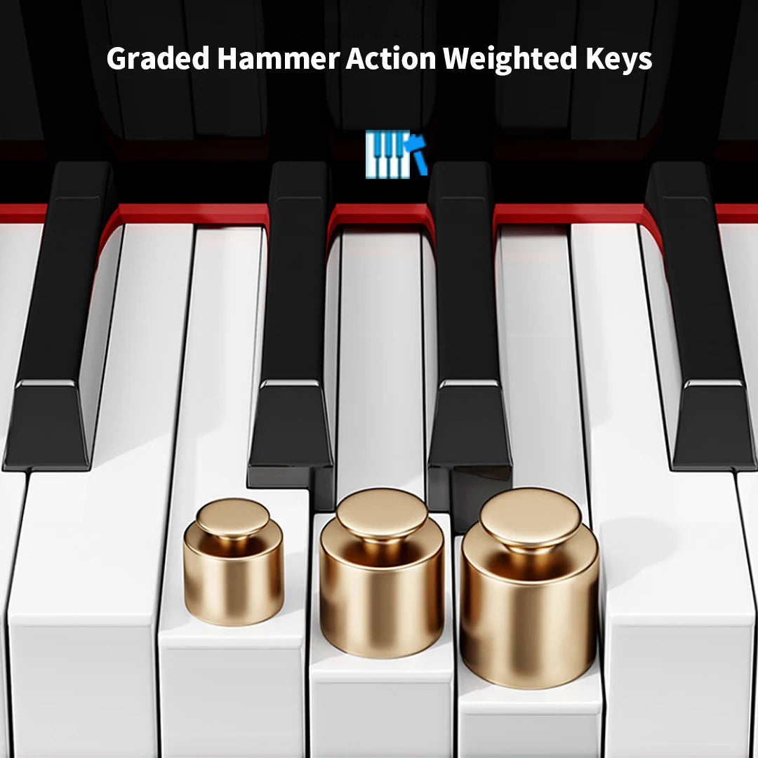 88 Hammer Weighted Keys Musical Keyboard Professional Midi Controller Electronic Piano Music Synthesizer Digital Instruments