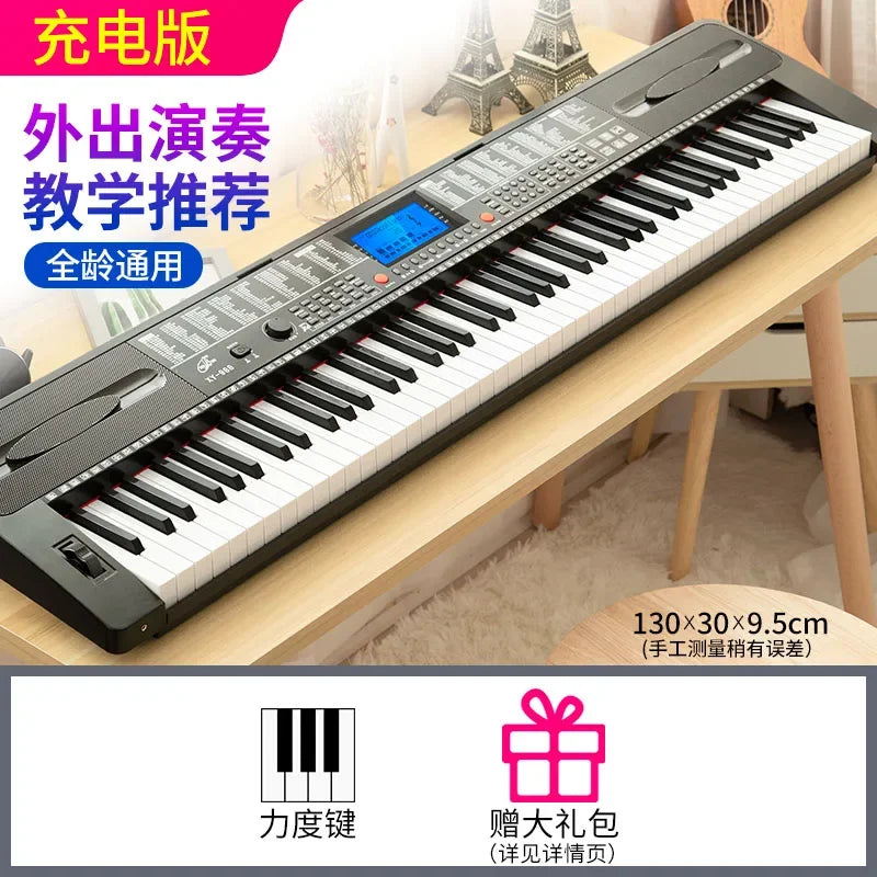 88 Keys Musical Keyboard Professional Portable Midi Controller Piano for Children Instrumentos Musicais Electronic Organ AA50EO