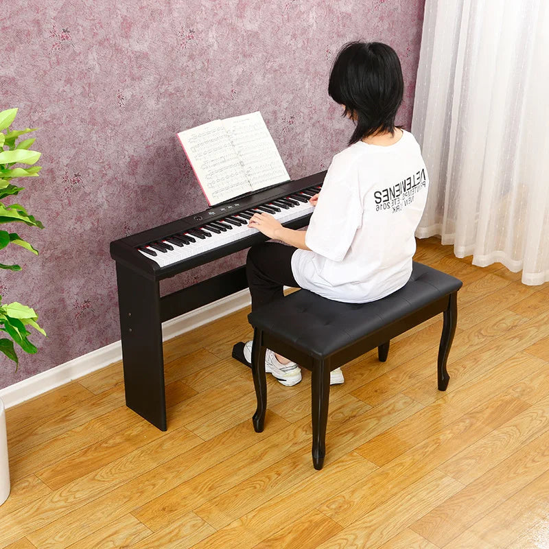 88 key electric piano strength keyboard  electronic organ beginner portable home practice with Bluetooth MIDI