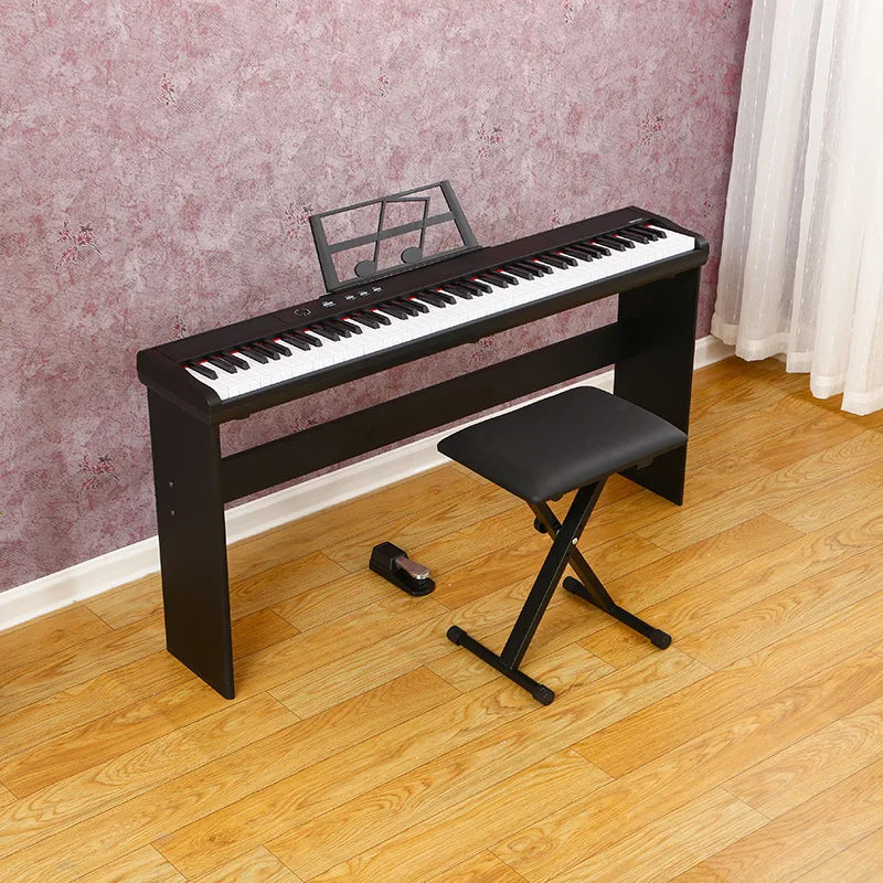 88 key electric piano strength keyboard  electronic organ beginner portable home practice with Bluetooth MIDI
