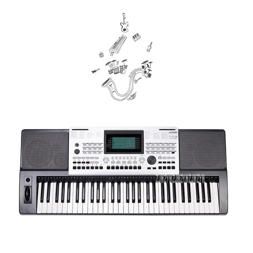 A800 Electronical Piano 61-Key Standard Strength Keyboard Electric Piano For Beginner Electronic Organ For Professional Teaching