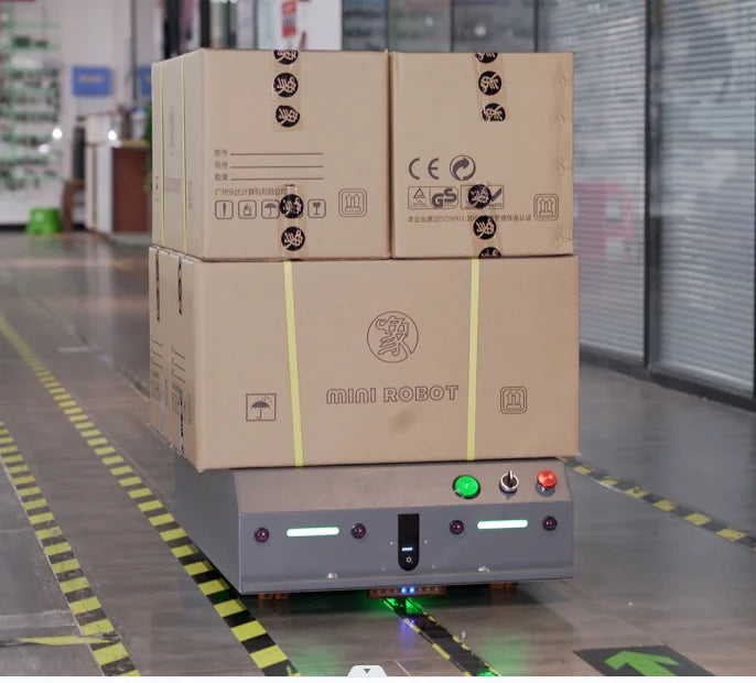 AGV50 KG industrial robot for material transport Warehouse Servo System 50kg Industrial Automatic Transport Robot agv