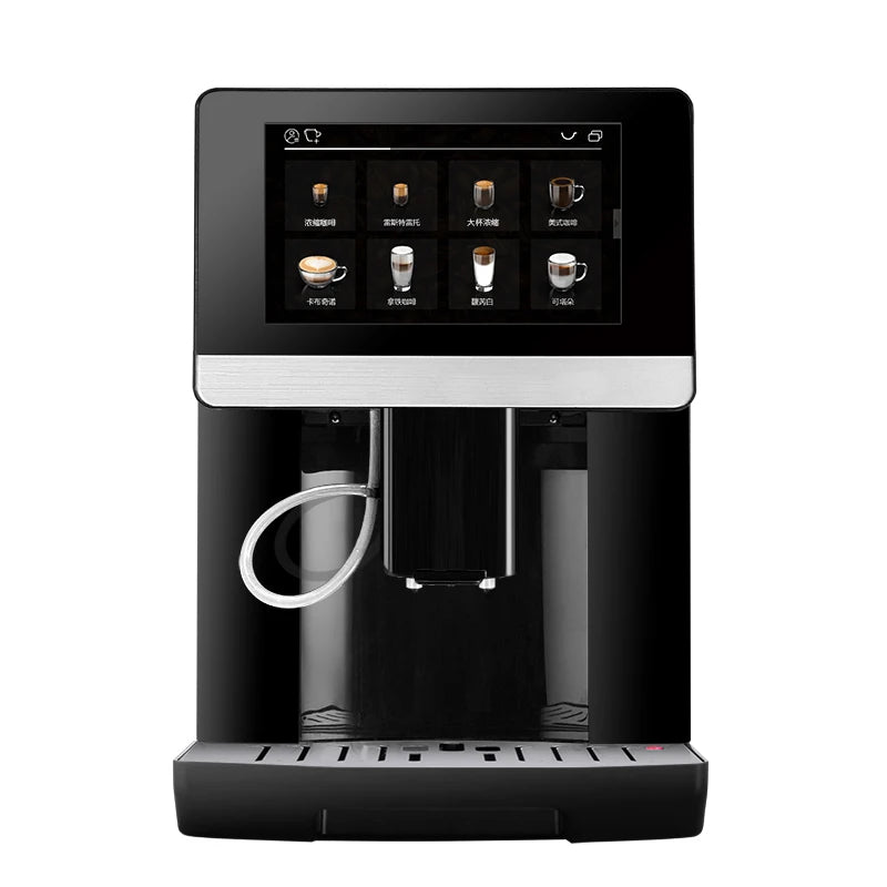 Adjustable Coffee Taste Smart Touch Screen 18 Coffee Recipe Books Full automatic Coffee Machine