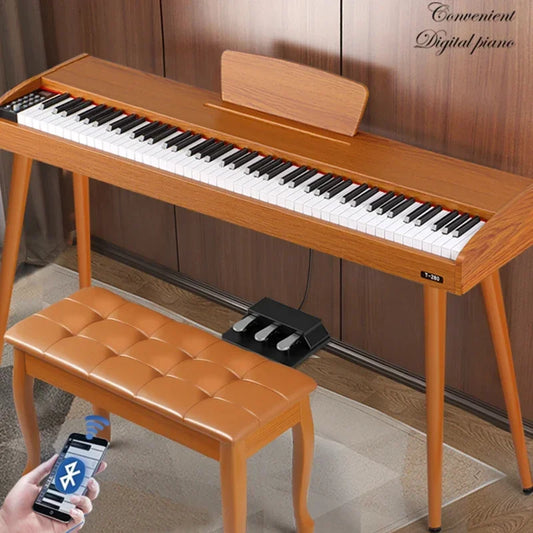 Adult Electronic Organ Midi Keyboard Bluetooth Electronic Piano Weighted Keys Piano Electronico Electric Instrument WK50EP
