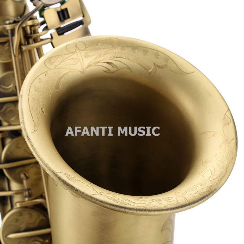 Afanti Music Eb tone / Brass body / Gilding Alto Saxophone (ASE-481)