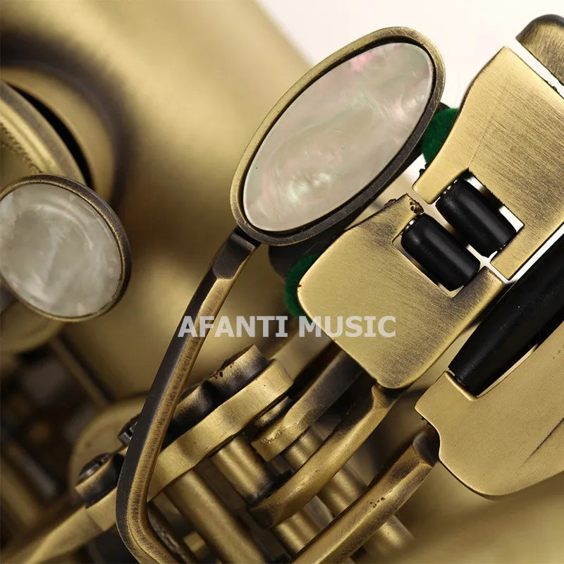 Afanti Music Eb tone / Brass body / Gilding Alto Saxophone (ASE-481)