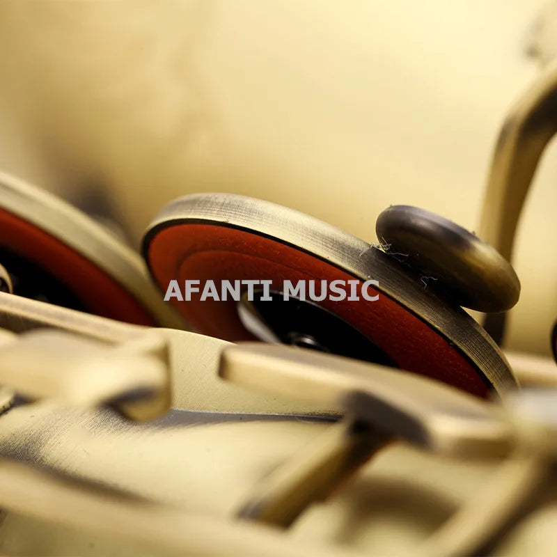 Afanti Music Eb tone / Brass body / Gilding Alto Saxophone (ASE-481)