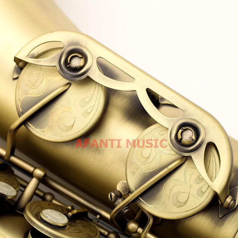 Afanti Music Eb tone / Brass body / Gilding Alto Saxophone (ASE-481)