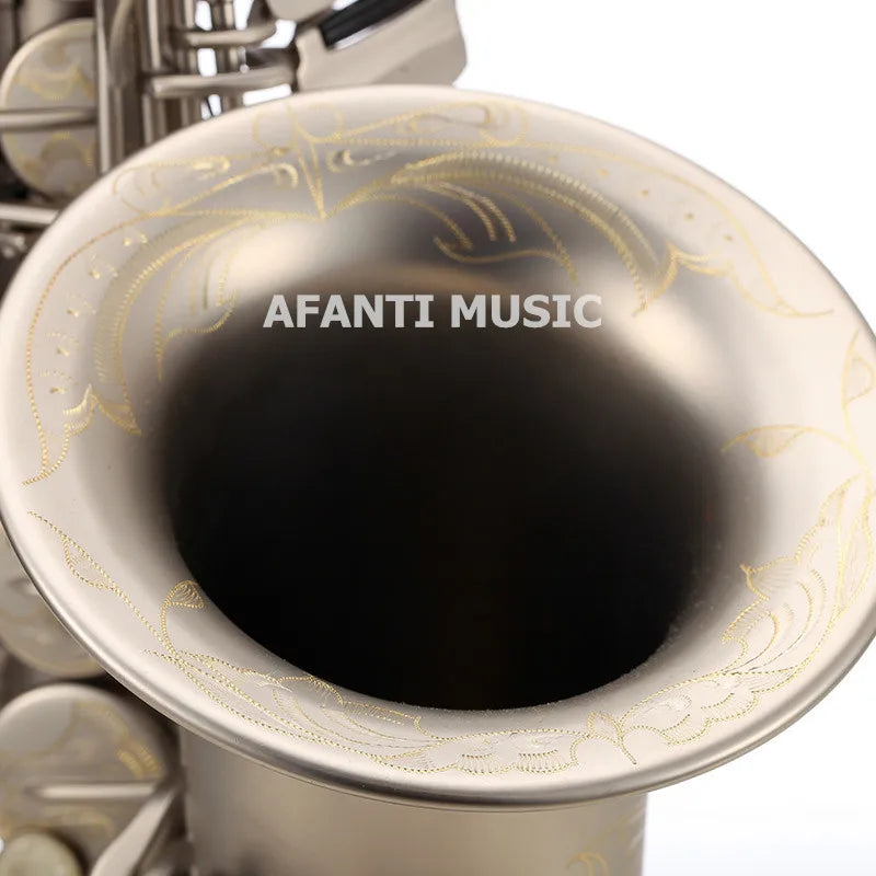 Afanti Music Eb tone / Brass body / Gold finish Alto Saxophone (ASE-483)