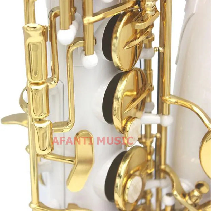 Afanti Music Eb tone /  Nickel Plated Eb Alto Saxophone (ASE-811)