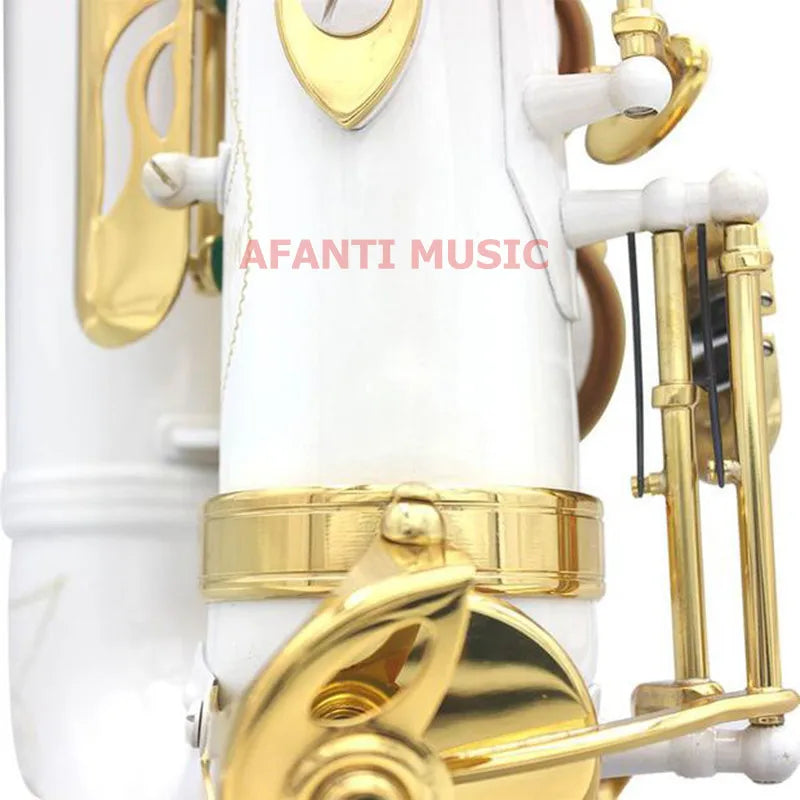 Afanti Music Eb tone /  Nickel Plated Eb Alto Saxophone (ASE-811)