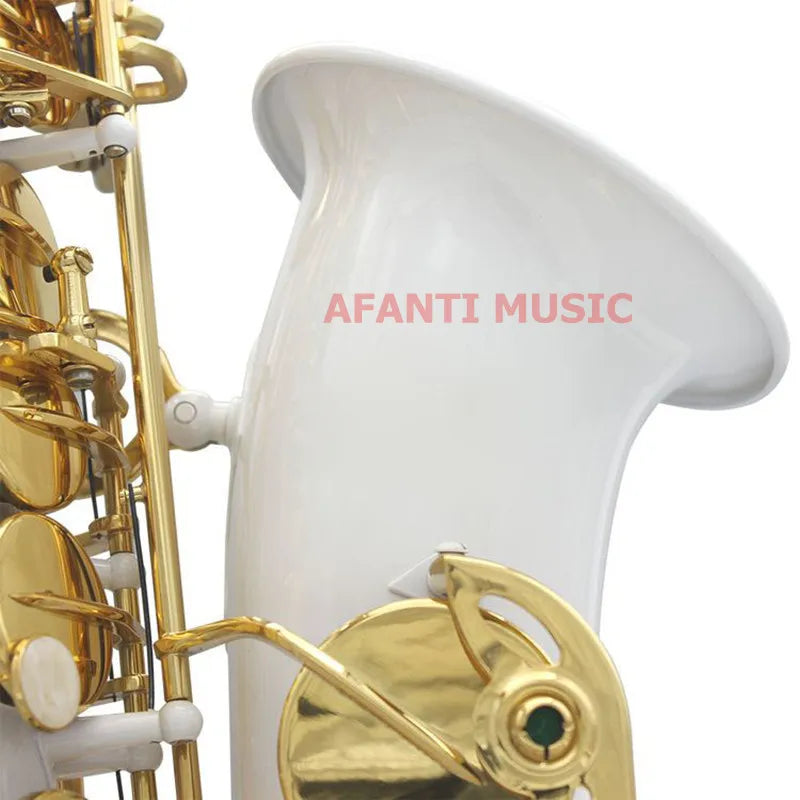 Afanti Music Eb tone /  Nickel Plated Eb Alto Saxophone (ASE-811)