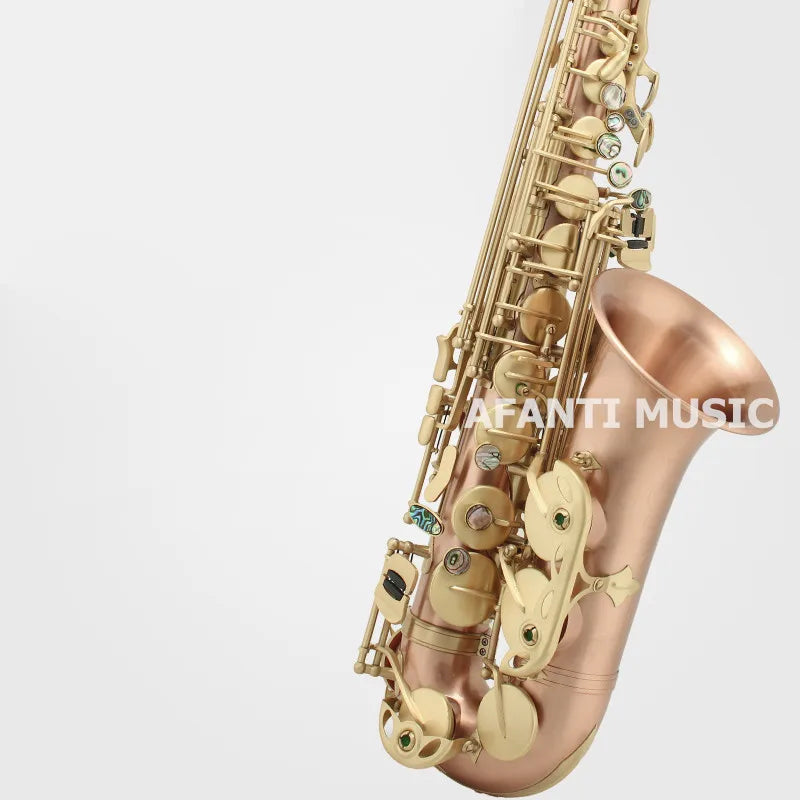 Afanti Music Eb tone / Phosphor Bronze Copper / Gold finish Alto Saxophone (ASE-327)