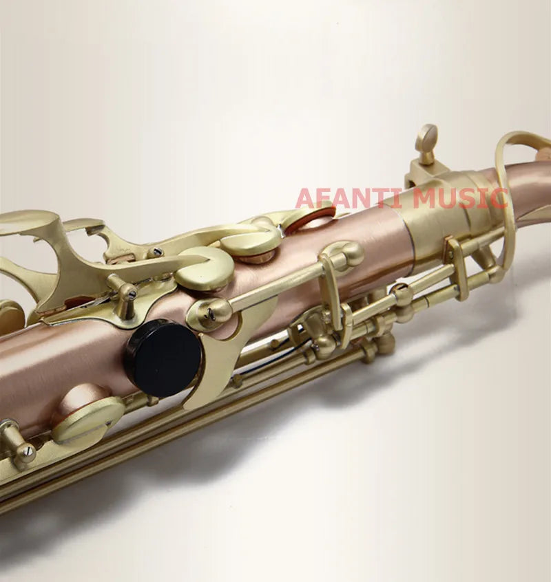 Afanti Music Eb tone / Phosphor Bronze Copper / Gold finish Alto Saxophone (ASE-327)