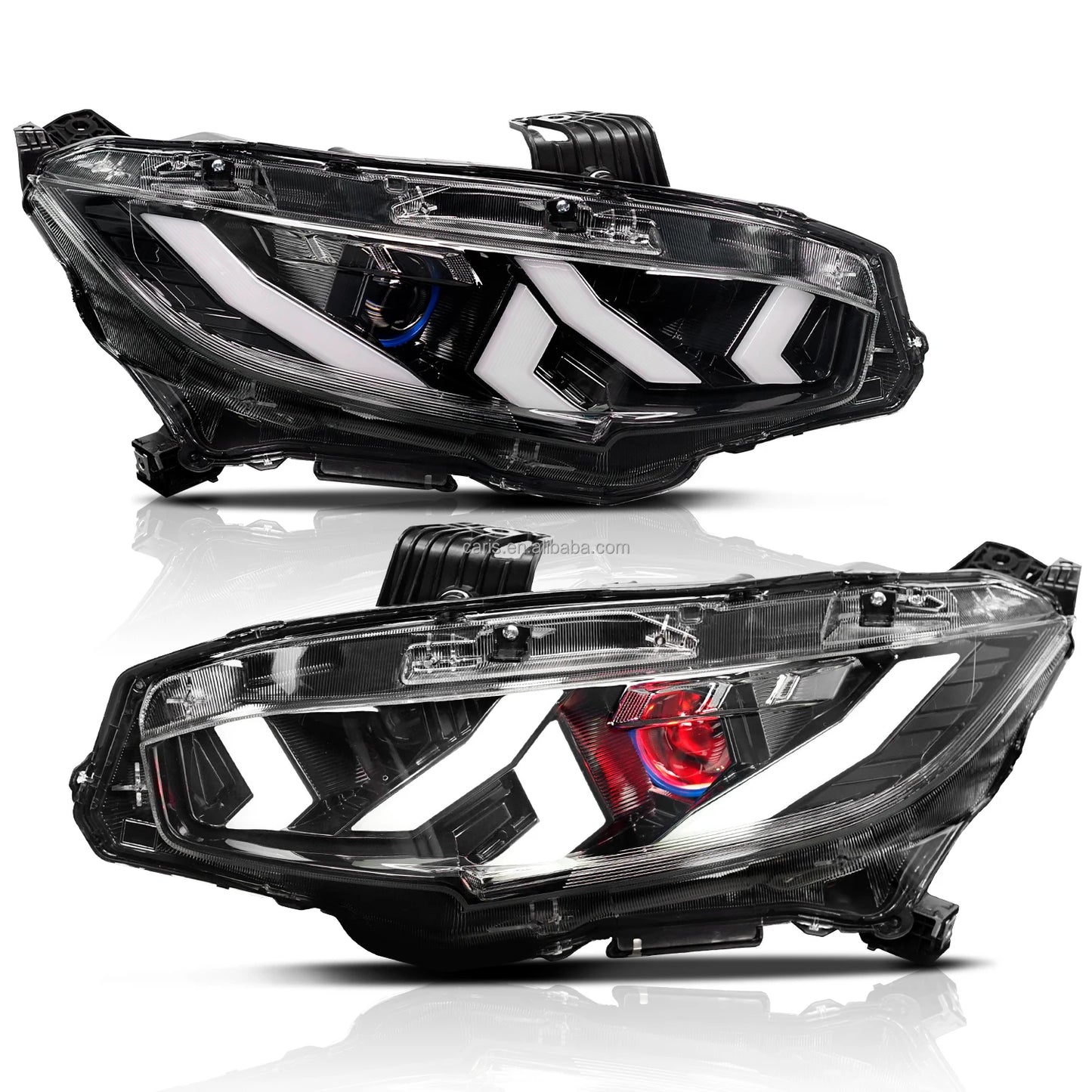 Archaic 2016-2020 for  hatchabck headlights For civic full led headlamp sedan with DRL plug&play Lamborghini design