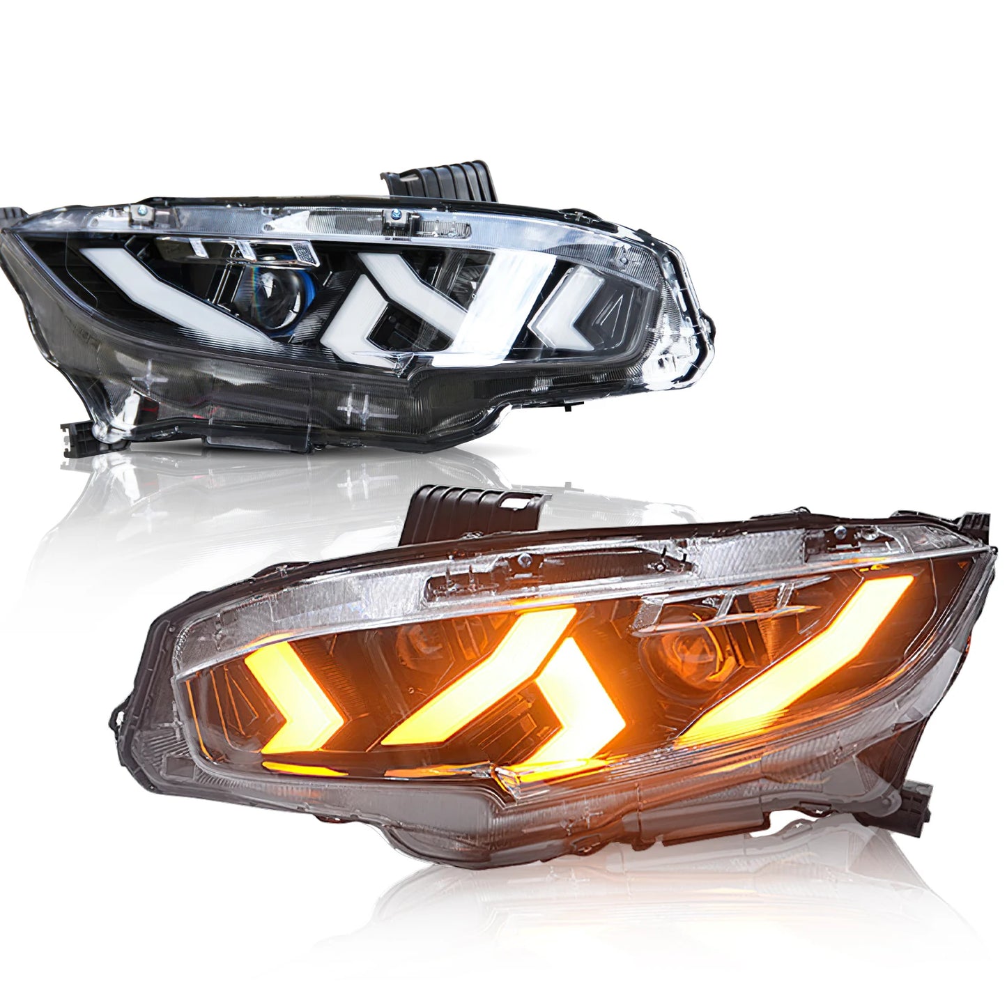 Archaic 2016-2020 for  hatchabck headlights For civic full led headlamp sedan with DRL plug&play Lamborghini design