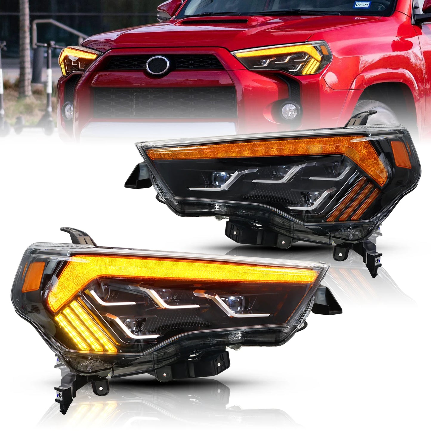 Archaic Led Sequential Signal Light + Brake + Reverse Light For Lexus 2013-2017 ES 300h ES350 XV60 Tail Light