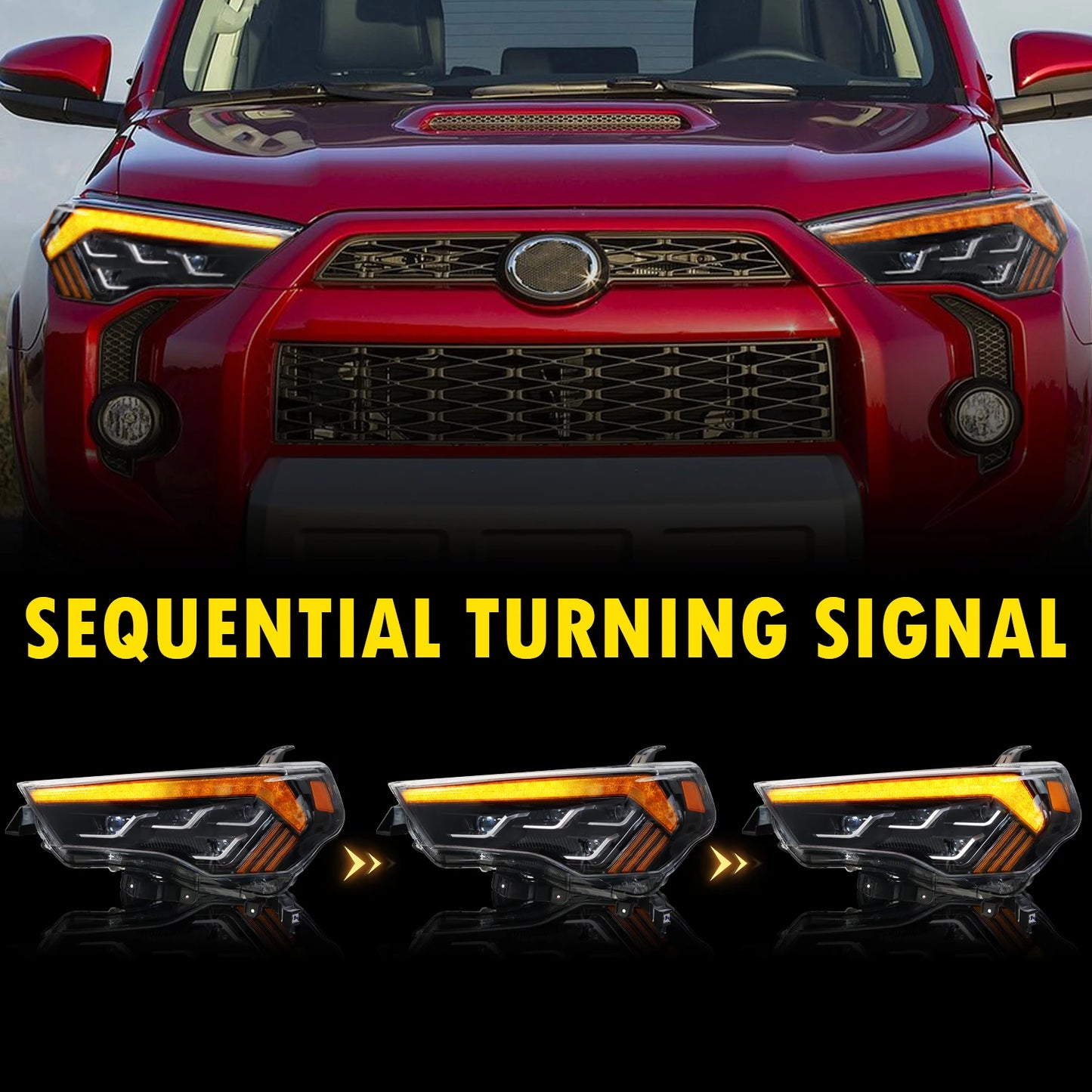 Archaic Led Sequential Signal Light + Brake + Reverse Light For Lexus 2013-2017 ES 300h ES350 XV60 Tail Light