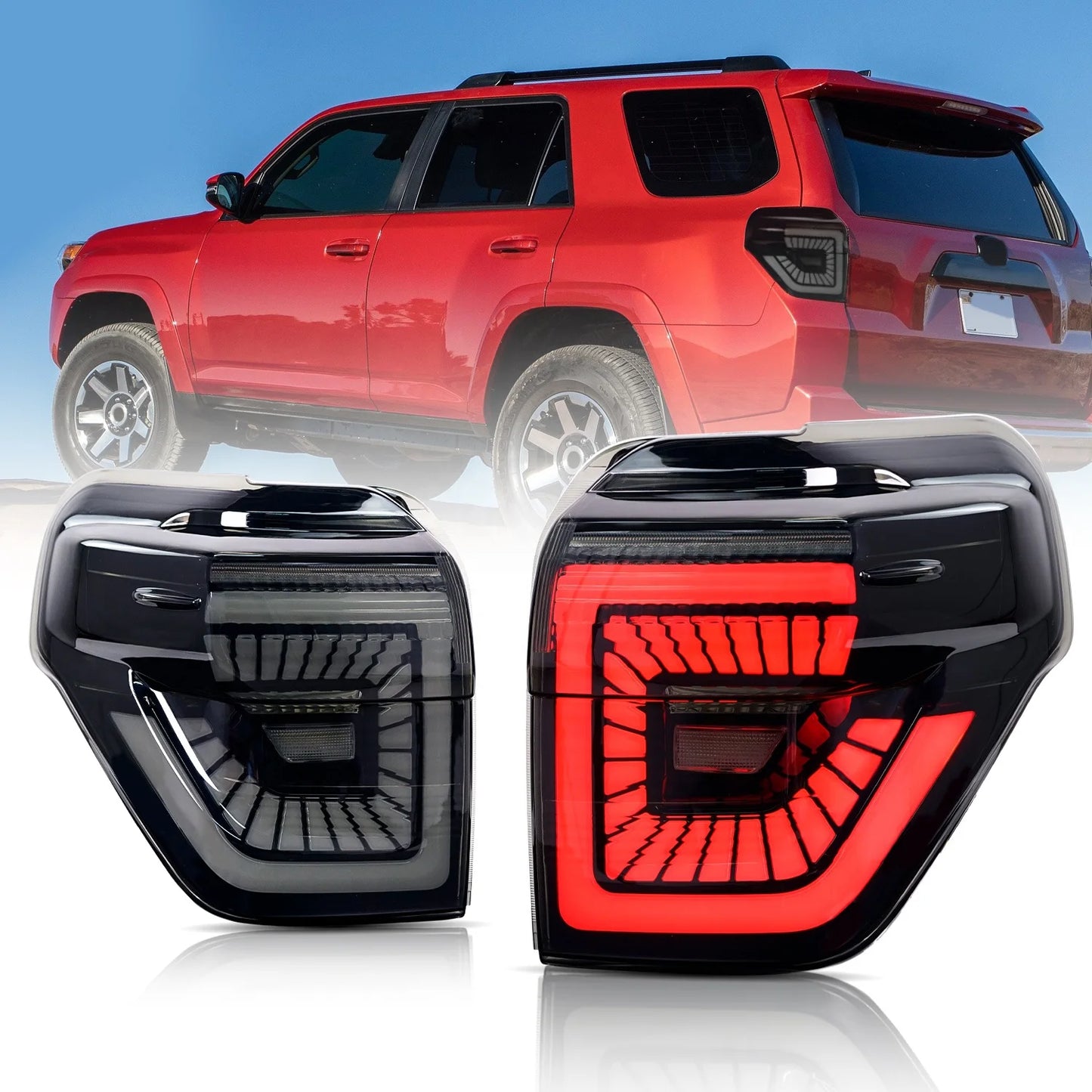 Archaic car lamp 2014-2021 Taillight For  4runner tail lights with sequentital turning signal For 4Runner rear light