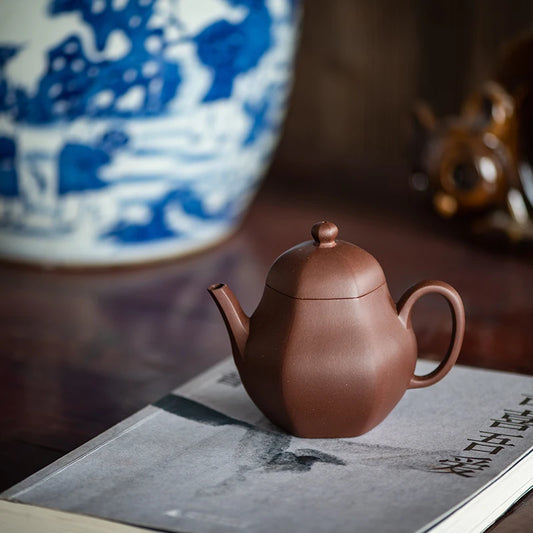 Authentic And ExquisitE Yixing PurPle Clay Pot, Fully Handmade Tea Set, Home ColleCtion, Original Mine Bottom Slot, Old