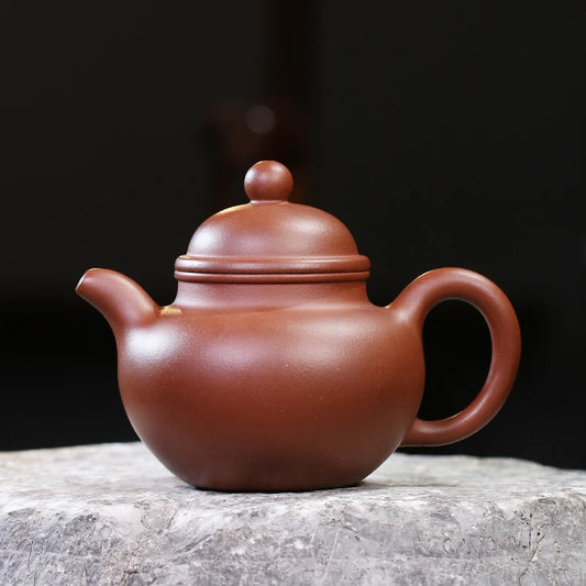 Authentic Yixing Zisha Pot, A Handmade HigH-end Tea Set, With Clear Bottom Groove And Shouzhen Duoqiu Pot