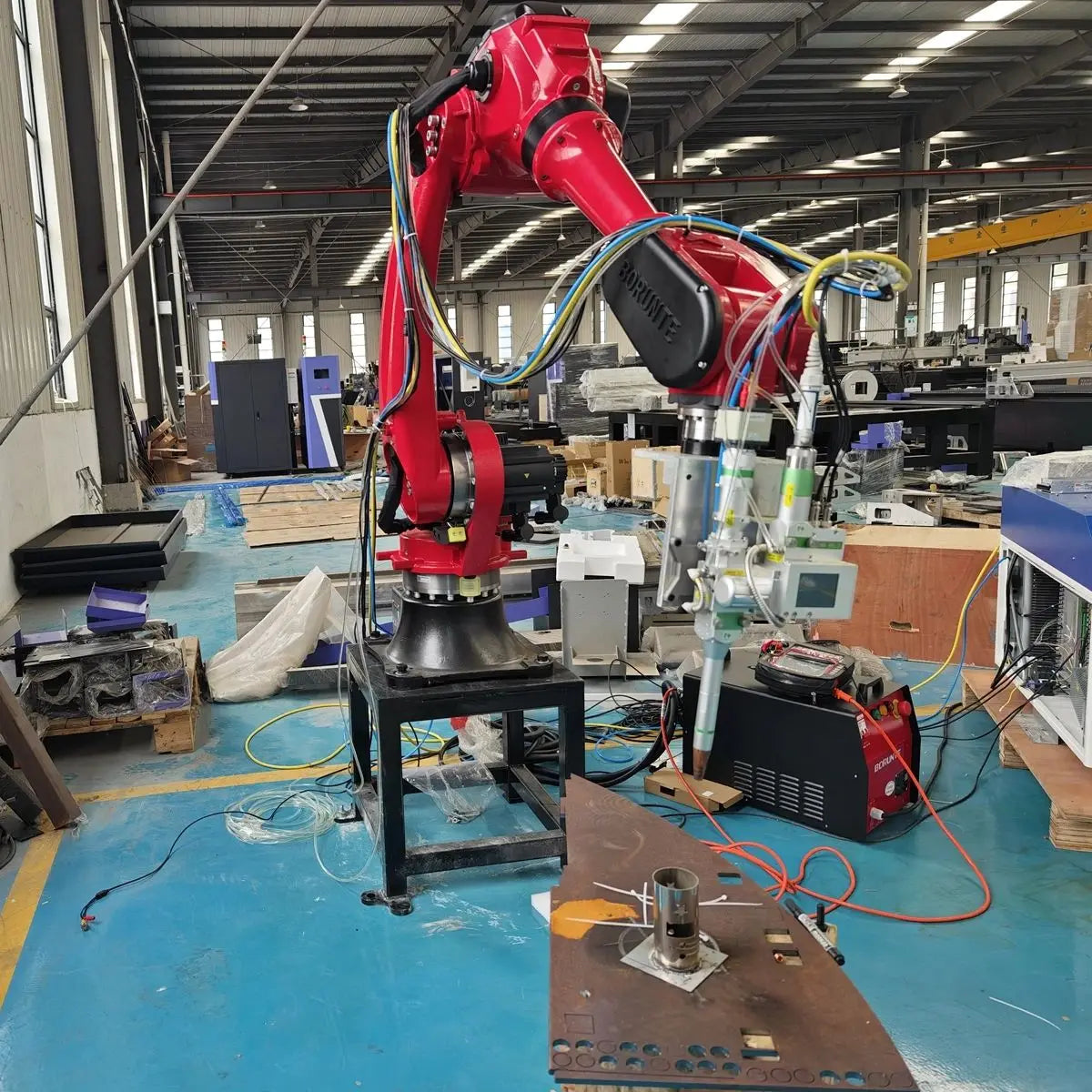 Automatic 6 Axis Robot Arm Fiber Laser Welding Machine Robotic Smart Equipment Industrial